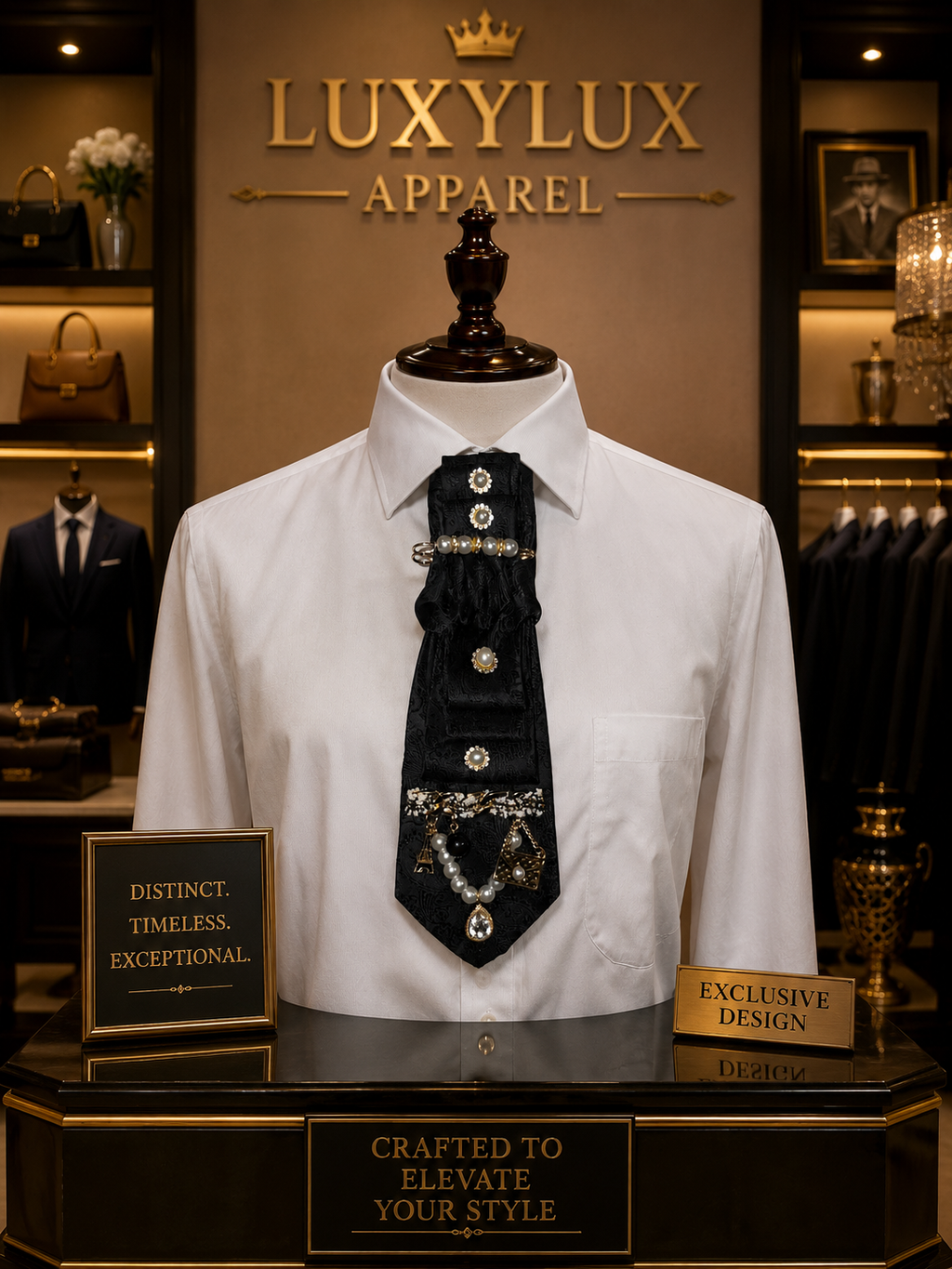 Black Pearl  Tie
