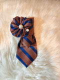 Brown and blue stripes